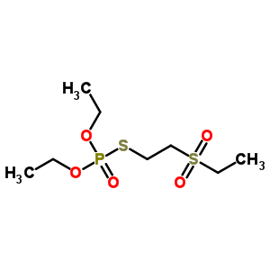 Disulfoton-oxon-sulfon Structure,2496-91-5Structure