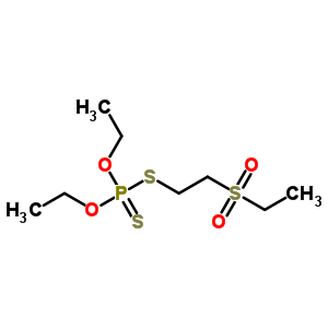 乙拌磷砜結(jié)構(gòu)式_2497-06-5結(jié)構(gòu)式