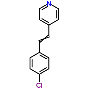 Pyridine,4-[2-(4-chlorophenyl)ethenyl]- Structure,2502-99-0Structure