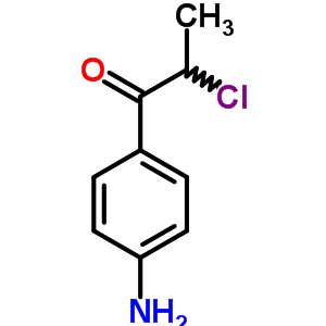 1-Propanone, 1-(4-aminophenyl)-2-chloro-(9ci) Structure,25021-66-3Structure