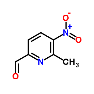 6-Methyl-5-nitropyridine-2-carbaldehyde Structure,25033-74-3Structure