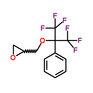 2-[[2,2,2-三氟-1-苯基-1-(三氟甲基)乙氧基]甲基]-環(huán)氧乙烷結(jié)構(gòu)式_25056-11-5結(jié)構(gòu)式