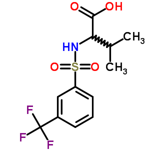 N-([3-(trifluoromethyl)phenyl]sulfonyl)valine Structure,250714-85-3Structure