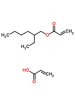 2-Propenoic acid, polymer with 2-ethylhexyl 2-propenoate Structure,25134-51-4Structure