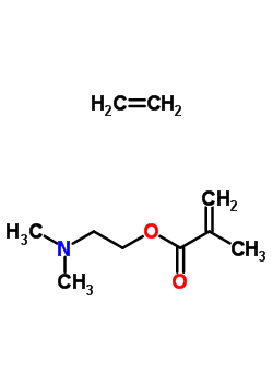 2-Methyl-2-propenoic acid 2-(dimethylamino)ethyl ester polymer with ethene Structure,25134-54-7Structure