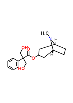 [(1R,5s)-8-methyl-8-azabicyclo[3.2.1]octan-3-yl] 3-hydroxy-2-(hydroxymethyl)-2-phenylpropanoate Structure,2515-36-8Structure