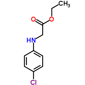 2-(4-氯苯胺)乙酸乙酯結(jié)構(gòu)式_2521-89-3結(jié)構(gòu)式