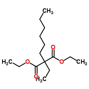 Propanedioic acid, 2-ethyl-2-hexyl-, 1,3-diethyl ester Structure,25234-24-6Structure