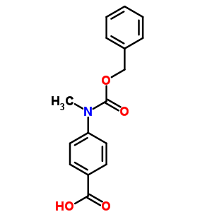 Benzoic acid,4-[methyl[(phenylmethoxy)carbonyl]amino]- Structure,2528-30-5Structure