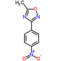 5-Methyl-3-(4-nitrophenyl)-1,2,4-oxadiazole Structure,25283-96-9Structure