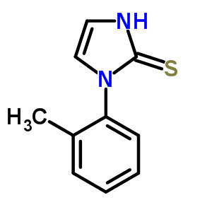 1-(2-Methylphenyl)-1h-imidazole-2-thiol Structure,25372-14-9Structure