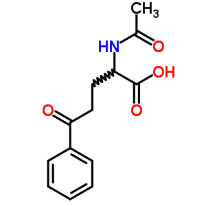 Benzenepentanoic acid, a-(acetylamino)-d-oxo- Structure,2545-56-4Structure