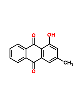 1-Hydroxy-3-methylanthraquinone Structure,2549-78-2Structure