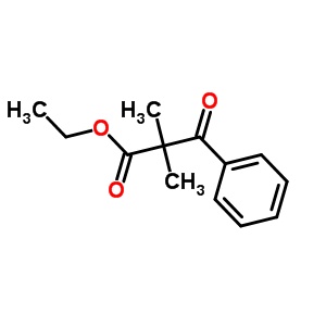 Ethyl 2,2-dimethyl-3-oxo-3-phenylpropanoate Structure,25491-42-3Structure