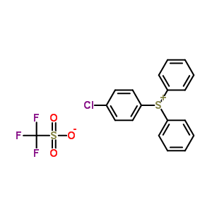 (4-Chlorophenyl)diphenylsulfonium triflate Structure,255056-43-0Structure