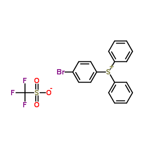 (4-Bromophenyl)diphenylsulfonium triflate Structure,255056-44-1Structure