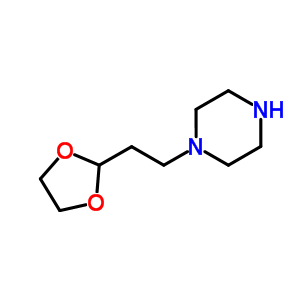 2-[2-(Piperazin-1-yl)-ethyl]-1,3-dioxolan Structure,25553-77-9Structure