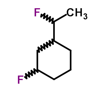 Cyclohexane,1-fluoro-3-(1-fluoroethyl)-Structure,2556-95-8Structure Cyclohexane,1-fluoro-3-(1-fluoroethyl)- Structure,2556-95-8Structure