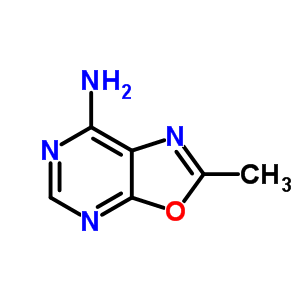 (8ci)-7-氨基-2-甲基-噁唑并[5,4-d]嘧啶結(jié)構(gòu)式_25680-37-9結(jié)構(gòu)式