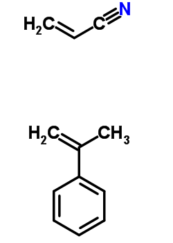 2-Propenenitrile, polymer with (1-methylethenyl)benzene Structure,25747-74-4Structure