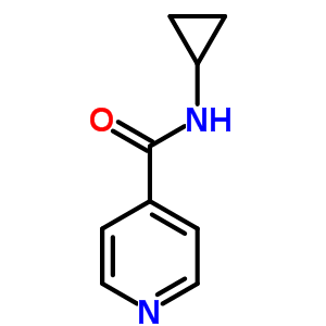 4-Pyridinecarboxamide,n-cyclopropyl-(9ci) Structure,25764-75-4Structure