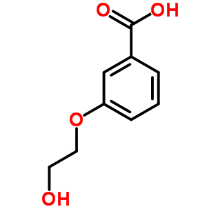 3-(2-Hydroxy-ethoxy)-benzoic acid Structure,25781-99-1Structure