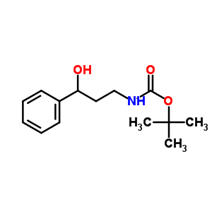 (3-Hydroxy-3-phenylpropyl)carbamicacidtert-butylester Structure,257892-43-6Structure