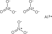 Aluminum nitrate hydrate Structure,25838-59-9Structure