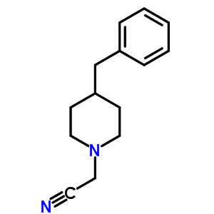 2-(4-Benzylpiperidino)acetonitrile Structure,25842-31-3Structure