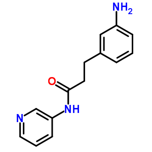 Benzenepropanamide,3-amino-n-3-pyridinyl- Structure,25844-50-2Structure