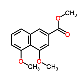 4,5-Dimethoxy-2-naphthalenecarboxylic acid methyl ester Structure,25932-94-9Structure