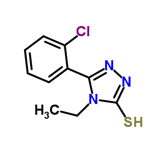 5-(2-Chlorophenyl)-4-ethyl-4H-1,2,4-triazole-3-thiol Structure,26029-13-0Structure