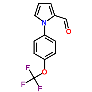 1-[4-(Trifluoromethoxy)phenyl]-1h-pyrrole-2-carbaldehyde Structure,260442-97-5Structure