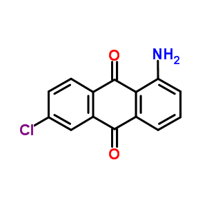 9,10-Anthracenedione,1-amino-6-chloro- Structure,2606-86-2Structure