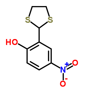 2-(1,3-Dithiolan-2-yl)-4-nitrophenol Structure,261704-15-8Structure