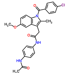 N-(4-acetamidophenyl)indomethacin amide Structure,261766-23-8Structure