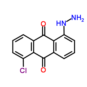 1-Chloro-5-hydrazino-9,10-anthracenedione Structure,261962-07-6Structure