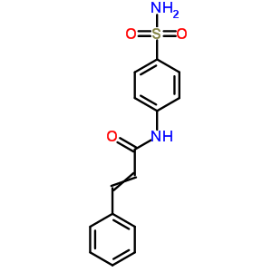 2-Propenamide,n-[4-(aminosulfonyl)phenyl]-3-phenyl- Structure,2621-98-9Structure