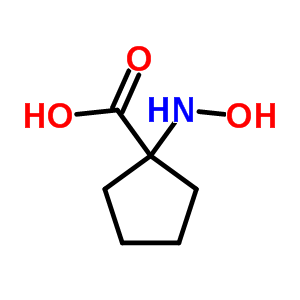 Cyclopentanecarboxylicacid, 1-(hydroxyamino)- Structure,2627-43-2Structure