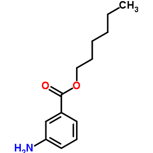 Benzoic acid, 3-amino-,hexyl ester Structure,26273-19-8Structure