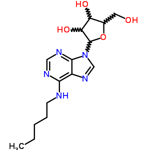 Adenosine, n-pentyl-(8ci,9ci) Structure,26293-51-6Structure