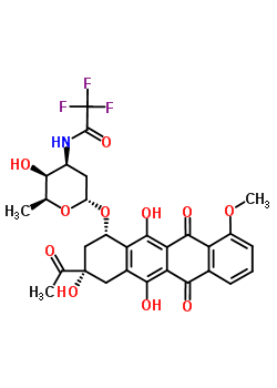 Trifluoroacetyldaunomycin Structure,26388-52-3Structure