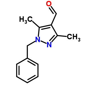 1-Benzyl-3,5-dimethyl-1h-pyrazole-4-carbaldehyde Structure,2644-94-2Structure