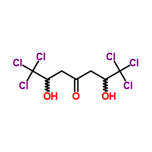 4-Heptanone,1,1,1,7,7,7-hexachloro-2,6-dihydroxy- Structure,26457-32-9Structure