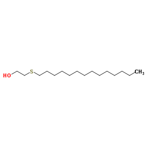 2-(十四基硫代)-乙醇結(jié)構(gòu)式_26535-61-5結(jié)構(gòu)式