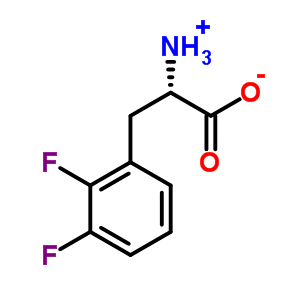 (S)-2-氨基-3-(2,3-二氟苯基)-丙酸結(jié)構(gòu)式_266360-42-3結(jié)構(gòu)式