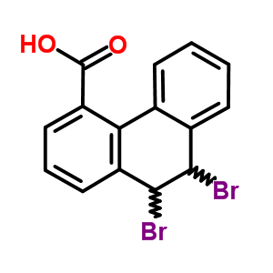 4-Phenanthrenecarboxylicacid, 9,10-dibromo-9,10-dihydro- Structure,26687-67-2Structure