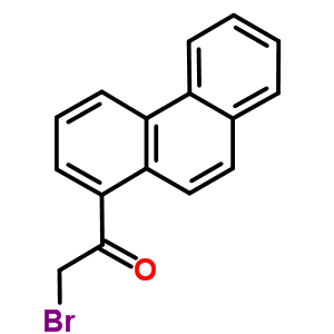 2-溴-1-(1-菲)-乙酮結(jié)構(gòu)式_26698-40-8結(jié)構(gòu)式