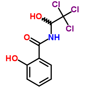 Benzamide,2-hydroxy-n-(2,2,2-trichloro-1-hydroxyethyl)- Structure,2674-50-2Structure