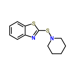 Benzothiazole,2-(1-piperidinylthio)- Structure,26773-65-9Structure